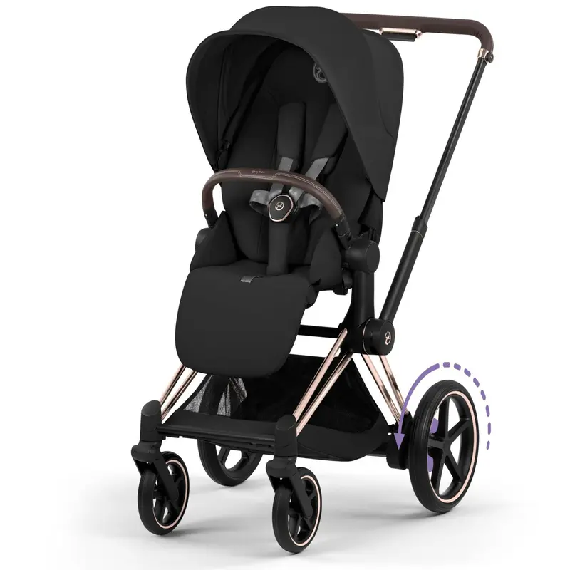 Cybex Epriam Pushchair Set - Comfort Collection In Sepia Black 2