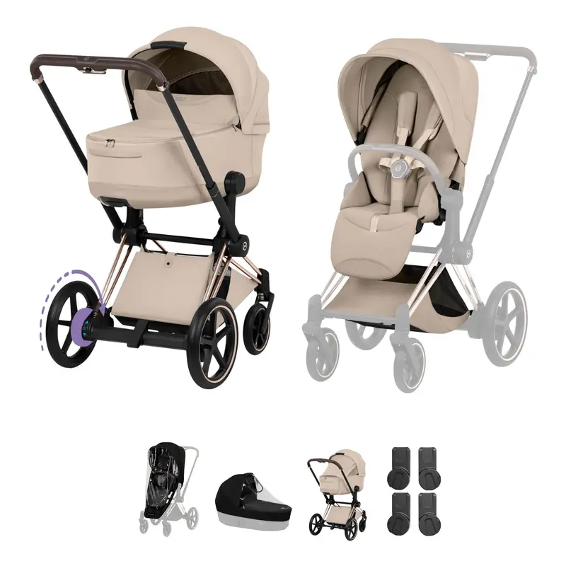 Cybex Epriam Pushchair Set - Style Collection In Cozy Beige 1