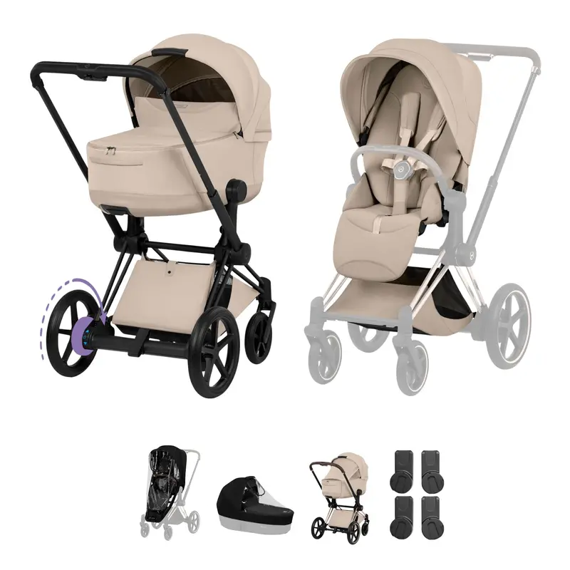Cybex Epriam Pushchair Set - Style Collection In Cozy Beige 2