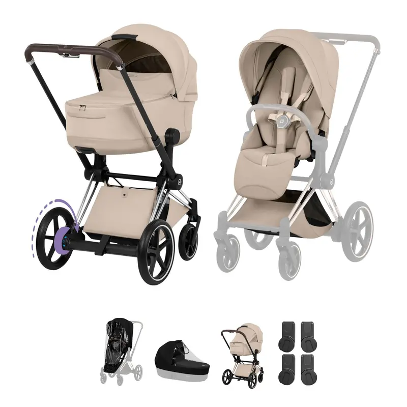 Cybex Epriam Pushchair Set - Style Collection In Cozy Beige 3