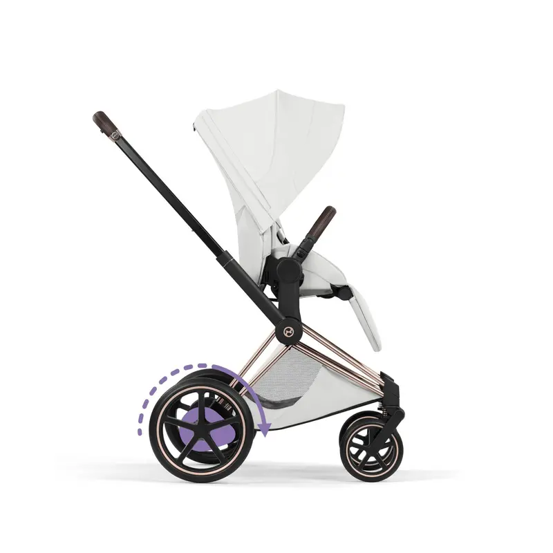Cybex Epriam Pushchair Set - Style Collection In Off White 3