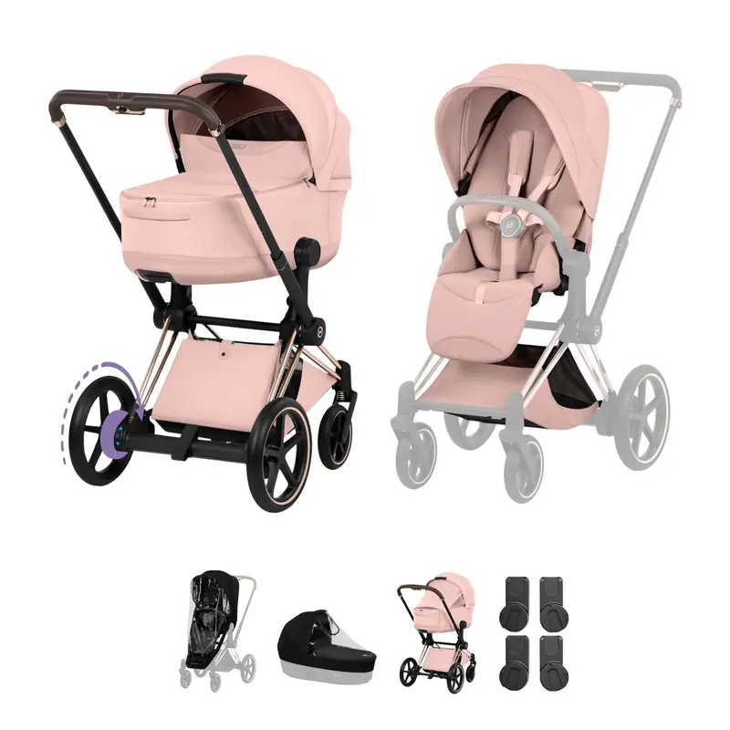 Cybex Epriam Pushchair Set - Style Collection In Peach Pink 1