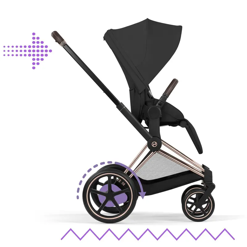 Cybex Epriam Ultimate Accessory Bundle - Comfort Collection In Sepia Black 4