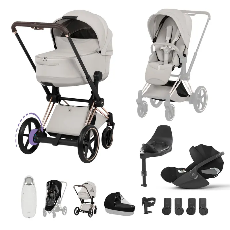Cybex Epriam Ultimate Accessory  Bundle - Style Collection In City Grey 1