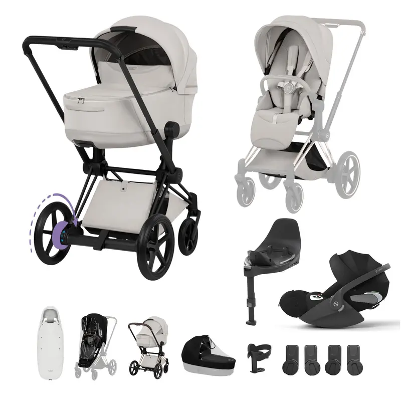 Cybex Epriam Ultimate Accessory Bundle - Style Collection In City Grey 3