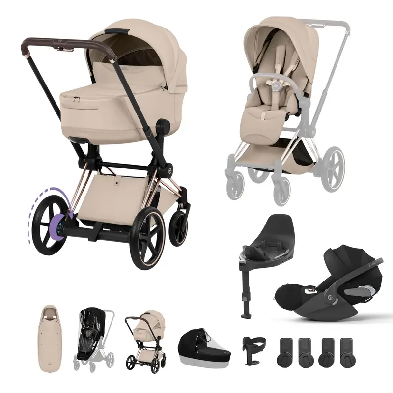 Cybex Epriam Ultimate Accessory  Bundle - Style Collection In Cozy Beige 1