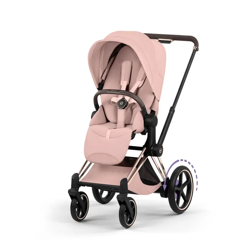 Cybex Epriam Ultimate Accessory Bundle - Style Collection In Peach Pink 2