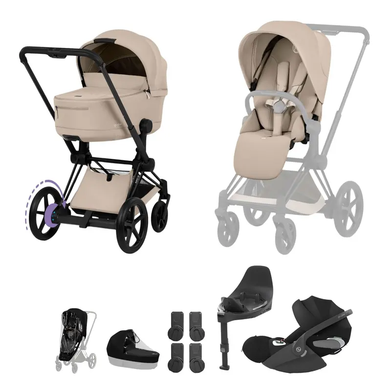 Cybex Epriam Ultimate Bundle - Comfort Collection In Cozy Beige 1