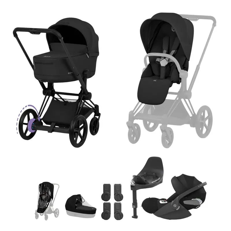 Cybex Epriam Ultimate Bundle - Comfort Collection In Sepia Black 3