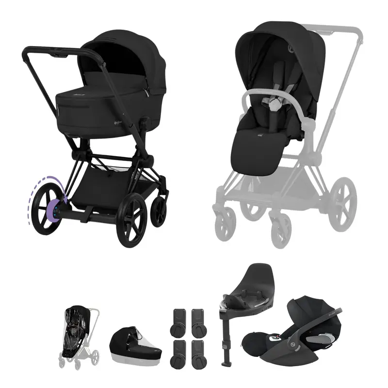 Cybex Epriam Ultimate Bundle - Comfort Collection In Sepia Black 4