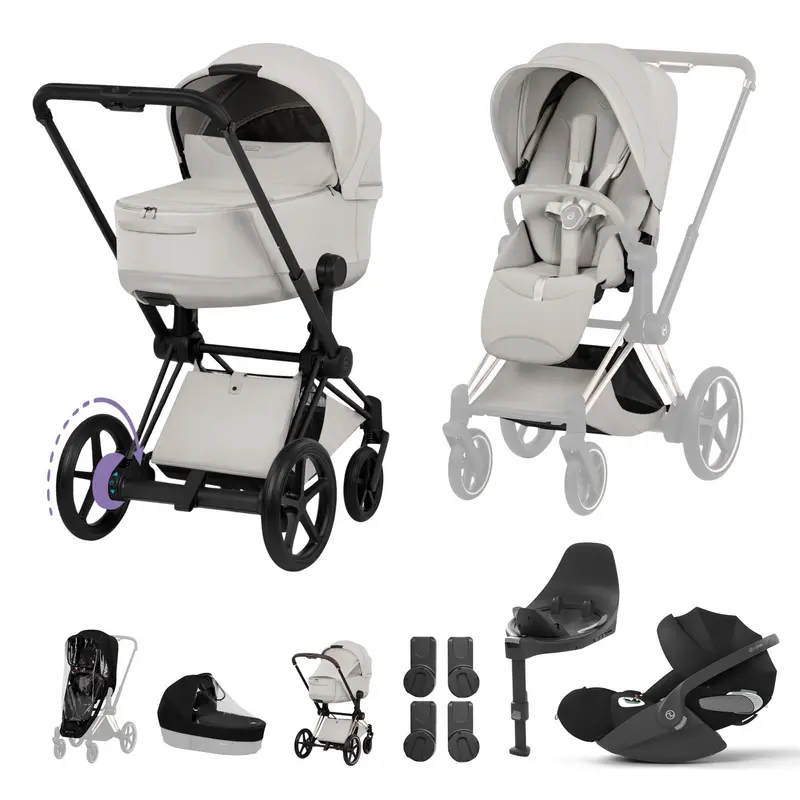 Cybex Epriam Ultimate Bundle - Style Collection In City Grey 3