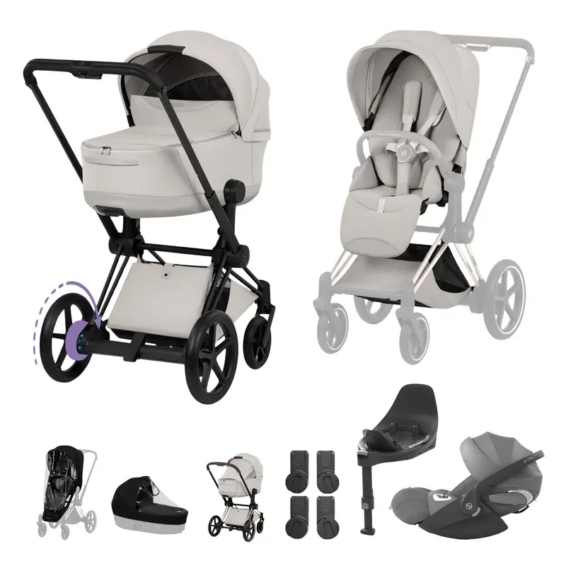Cybex Epriam Ultimate Bundle - Style Collection In City Grey 4