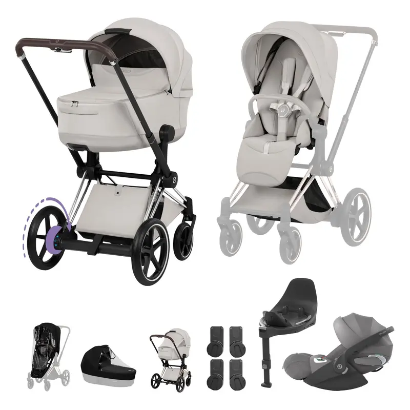 Cybex Epriam Ultimate Bundle - Style Collection In City Grey 6