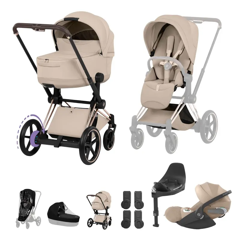 Cybex Epriam Ultimate Bundle - Style Collection In Cozy Beige 2