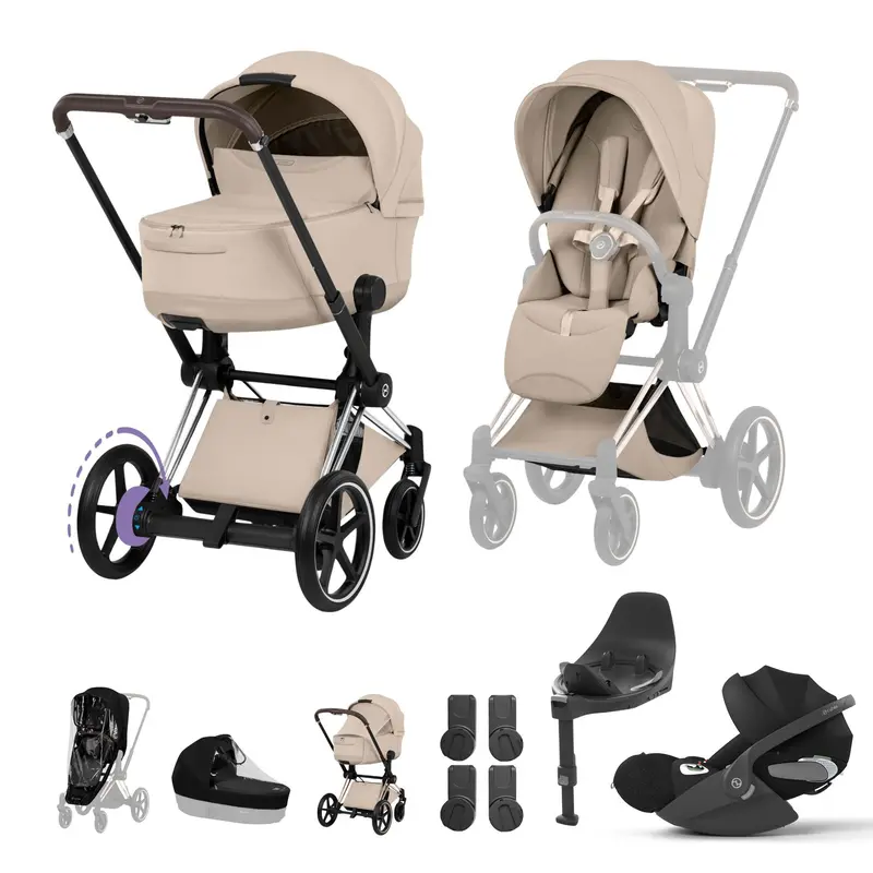 Cybex Epriam Ultimate Bundle - Style Collection In Cozy Beige 5