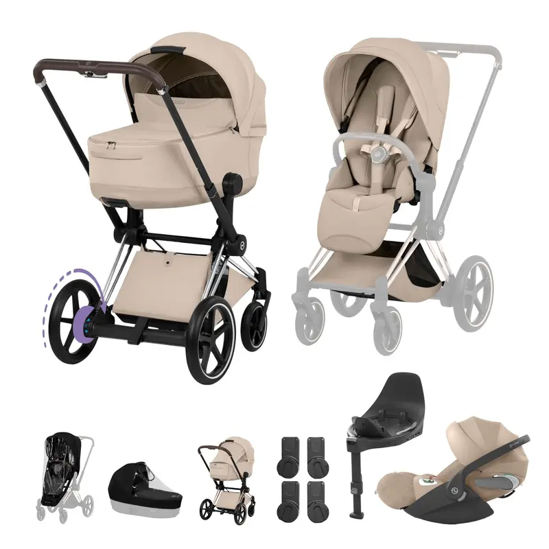 Cybex Epriam Ultimate Bundle - Style Collection In Cozy Beige 6