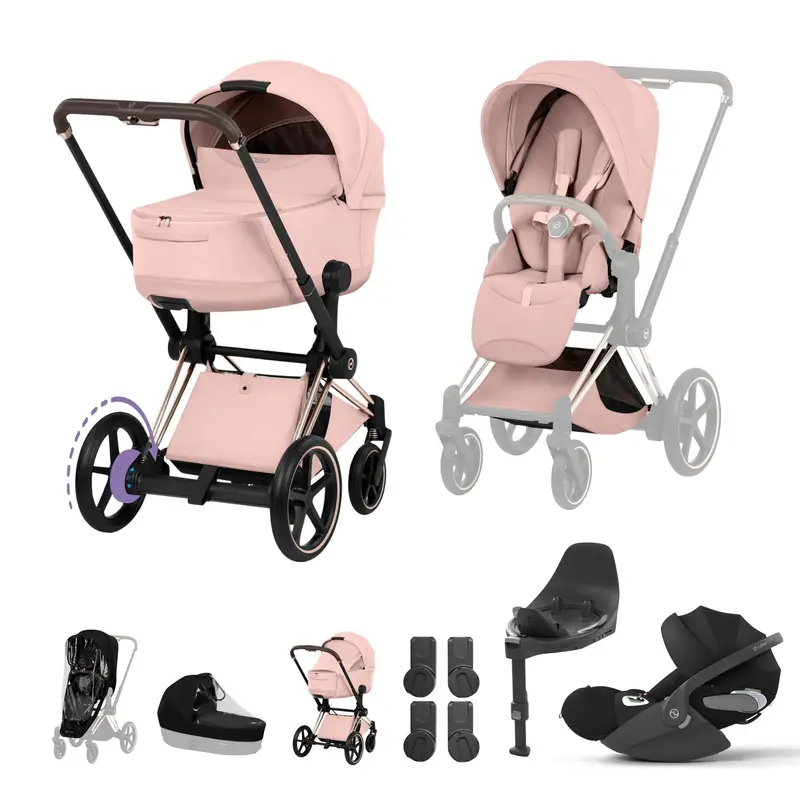 Cybex Epriam Ultimate Bundle - Style Collection In Peach Pink 1