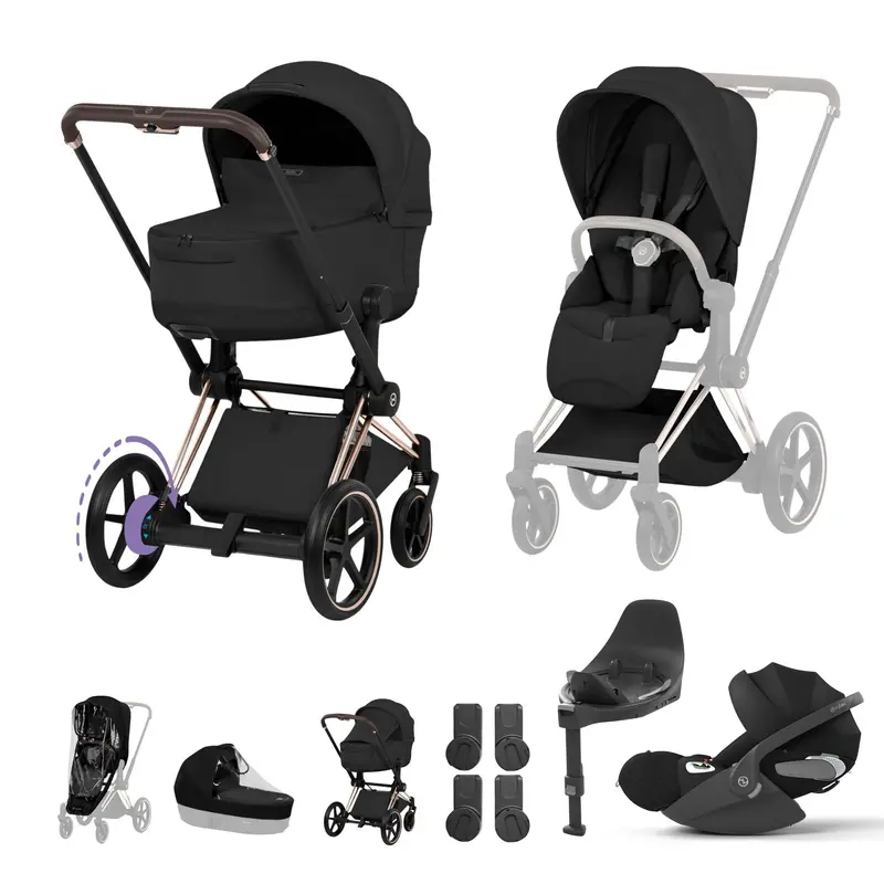 Cybex Epriam Ultimate Bundle - Style Collection In Sepia Black 1