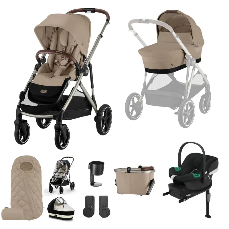 Cybex Gazelle S Comfort Bundle In Taupe/Almond Beige 1