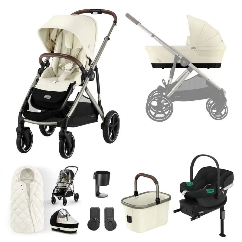 Cybex Gazelle S Comfort Bundle In Taupe/Seashell Beige 2