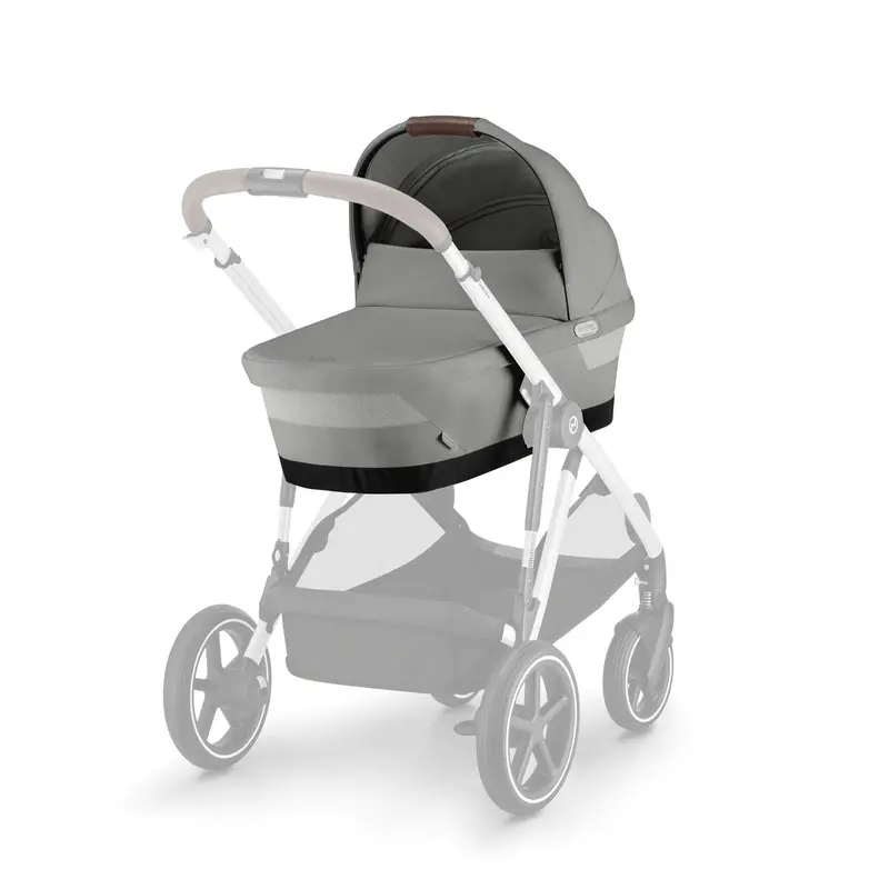 Cybex Gazelle S Cot In Stone Grey 1