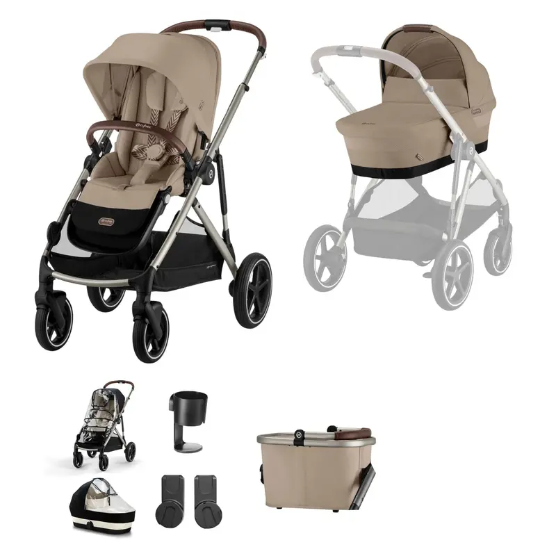 Cybex Gazelle S Essential Bundle In Taupe/Almond Beige 3