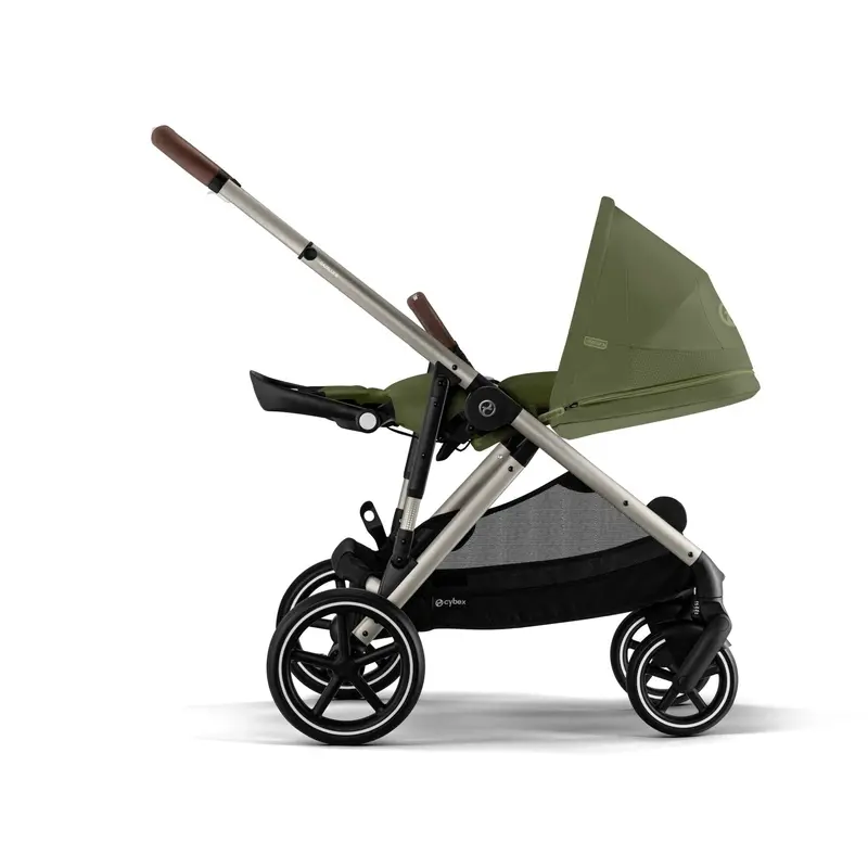 Cybex Gazelle S Luxury Bundle In Taupe/Moss Green 5