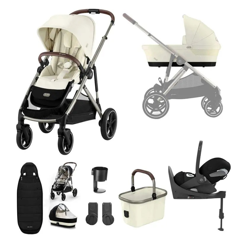 Cybex Gazelle S Luxury Bundle In Taupe/Seashell Beige 4