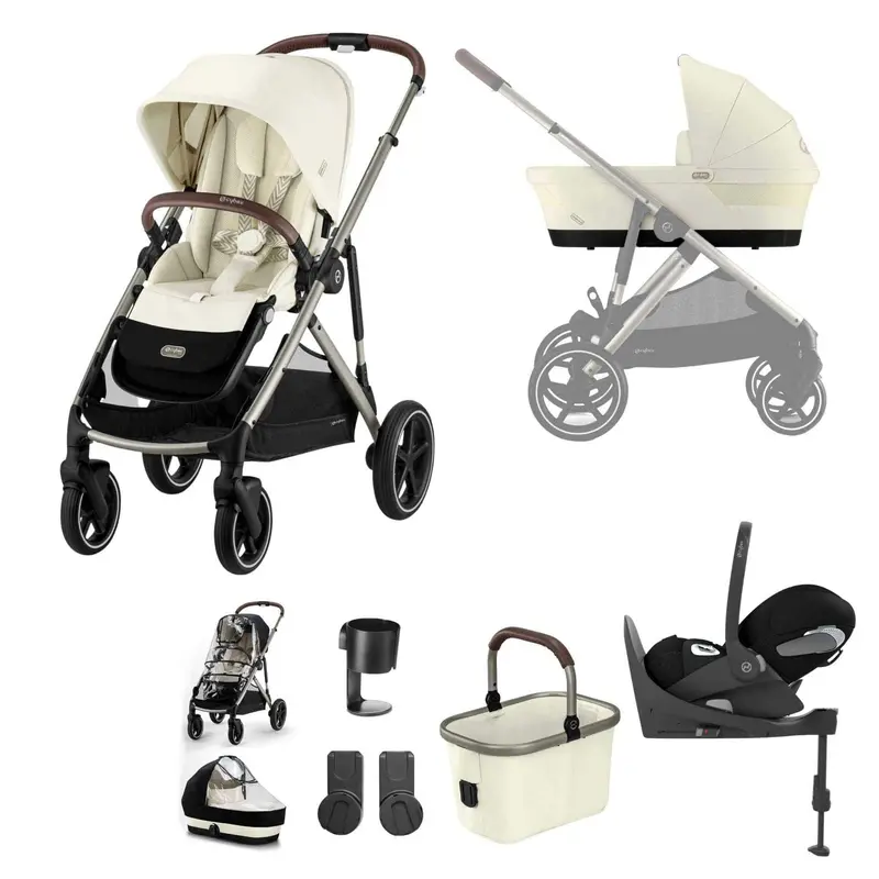 Cybex Gazelle S Luxury Bundle In Taupe/Seashell Beige 6