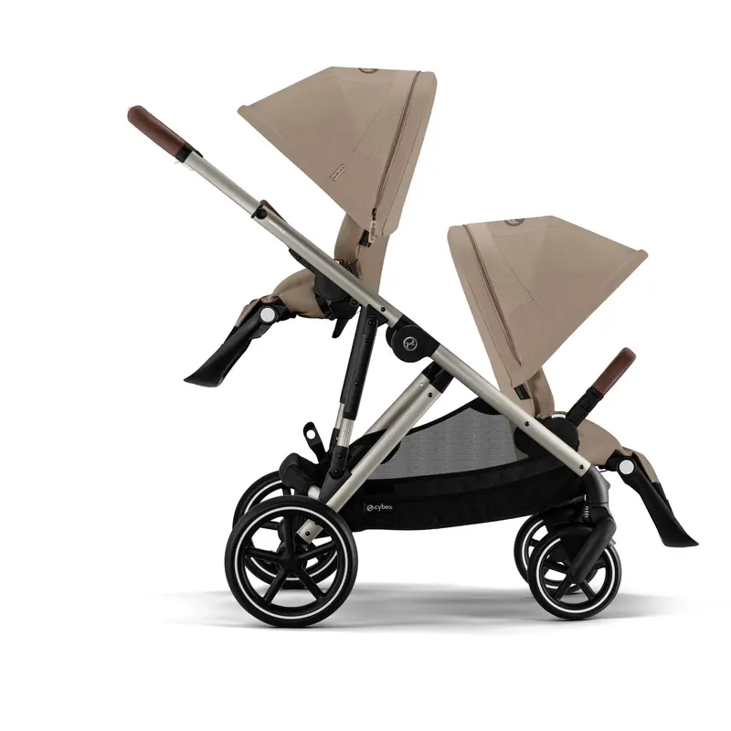 Cybex Gazelle S Twin Luxury Pushchair Bundle In Almond Beige 4