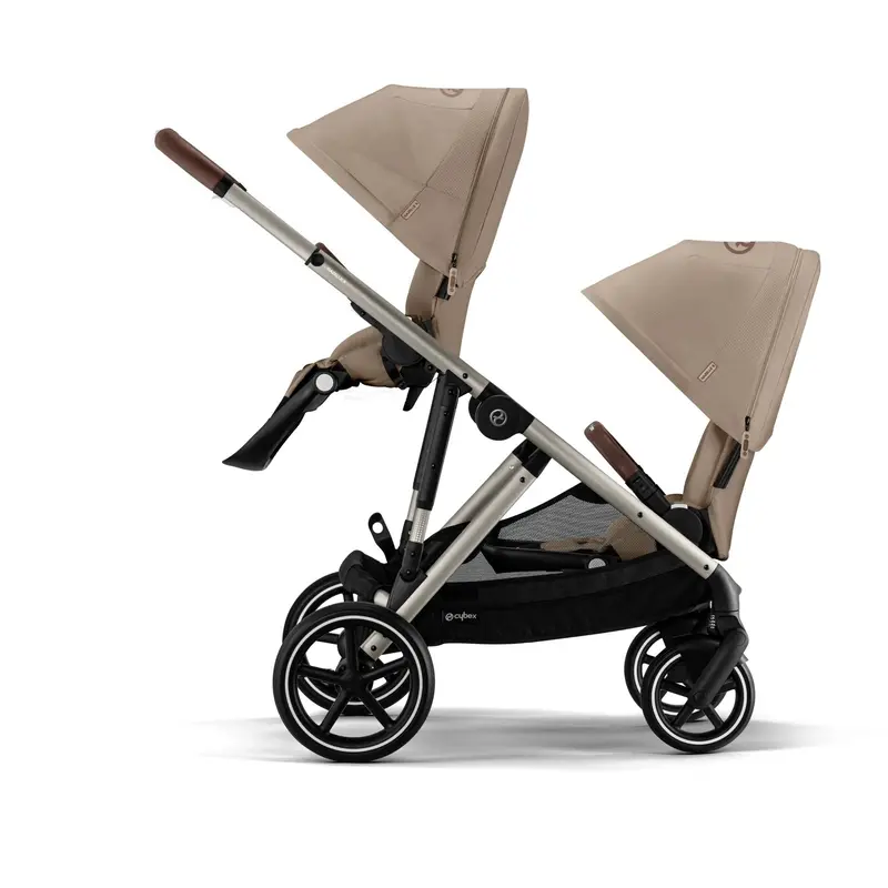Cybex Gazelle S Twin Luxury Pushchair Bundle In Almond Beige 5