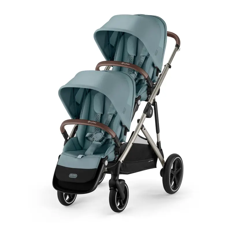 Cybex Gazelle S Twin Luxury Pushchair Bundle In Stormy Blue 2