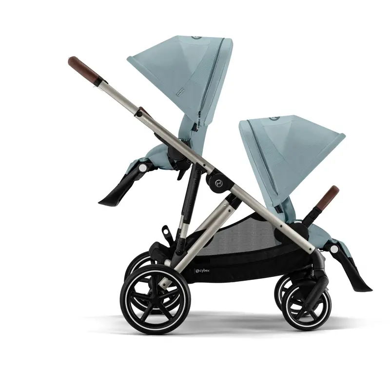 Cybex Gazelle S Twin Luxury Pushchair Bundle In Stormy Blue 4