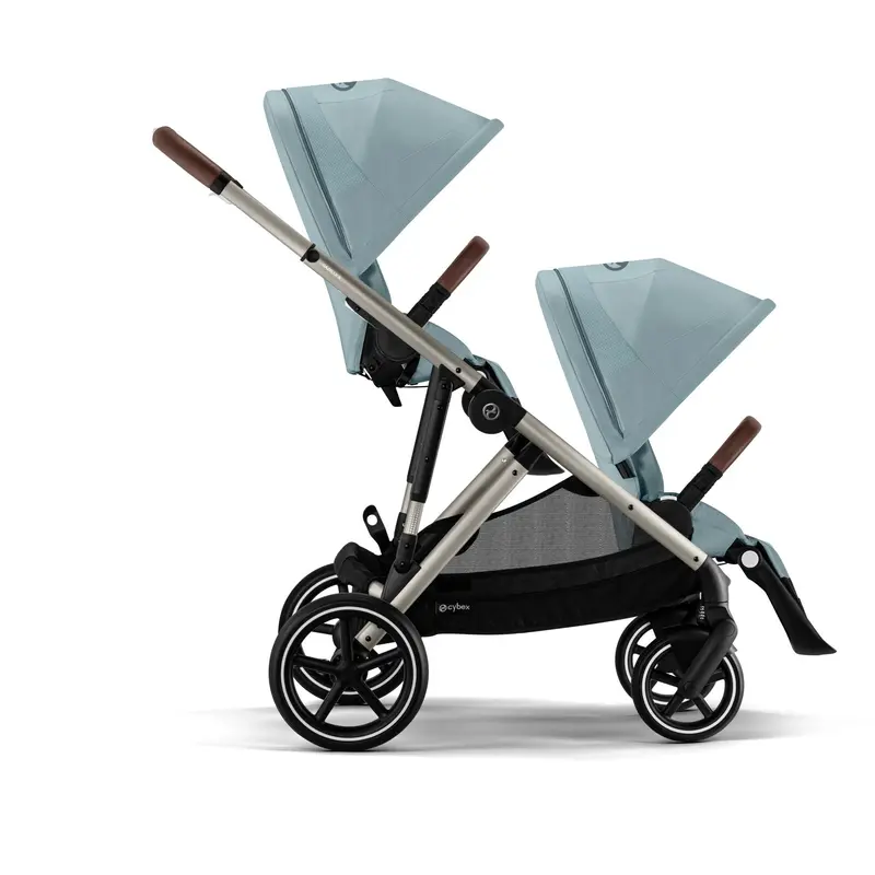 Cybex Gazelle S Twin Luxury Pushchair Bundle In Stormy Blue 5