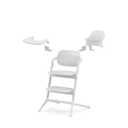 Cybex Lemo 3 In 1 High Chair - All White 1