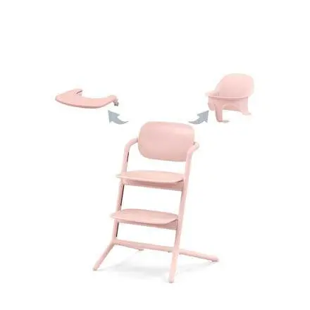 Cybex Lemo 3 In 1 High Chair - Pearl Pink 1