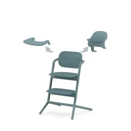 Cybex Lemo 3 In 1 High Chair - Stone Blue 1