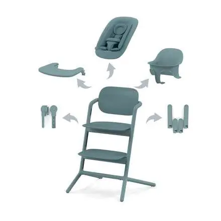 Cybex Lemo 4 In 1 High Chair - Stone Blue 1