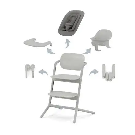 Cybex Lemo 4 In 1 High Chair - Suede Grey 1