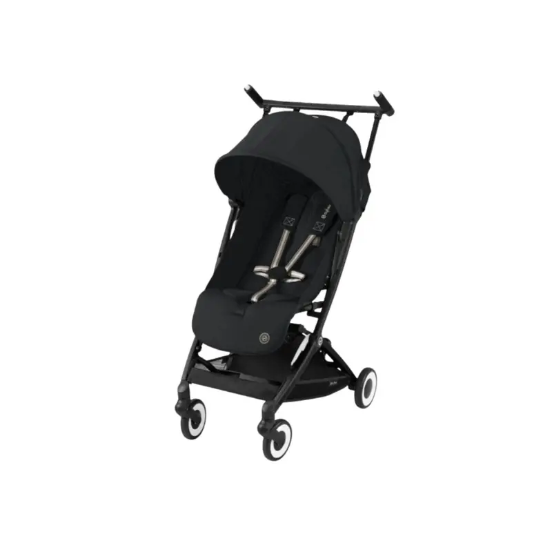 Cybex Libelle Pushchair With Cloud G Car Seat & Base & Snøgga Footmuff Travel System Bundle - Magic Black 2