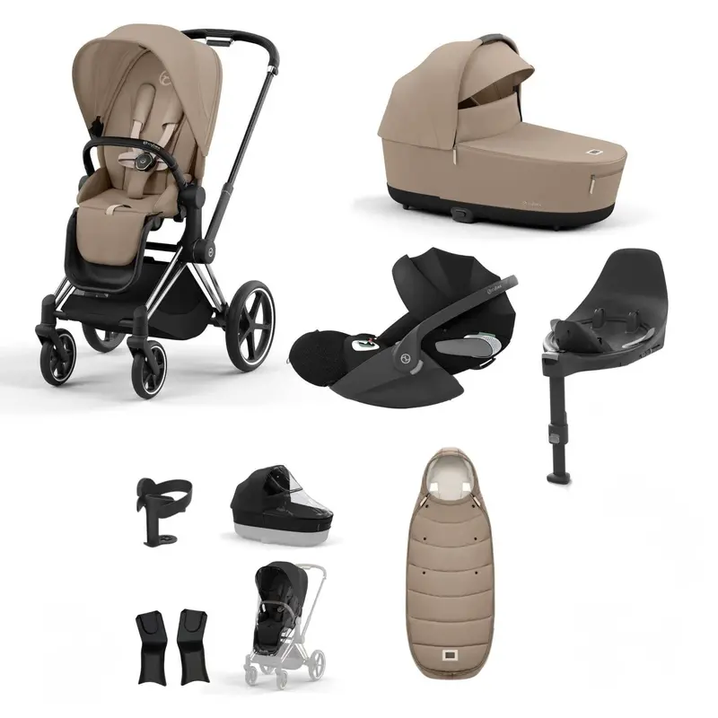 Cybex Priam Bundle With Cloud T In Cozy Beige 1