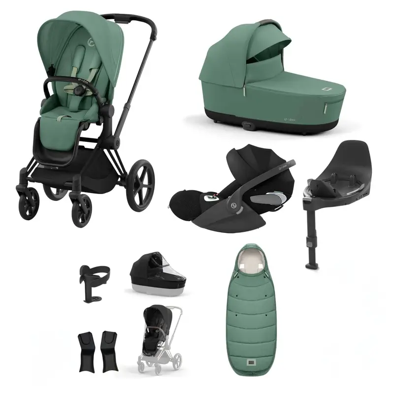 Cybex Priam Bundle With Cloud T In Leaf Green 5