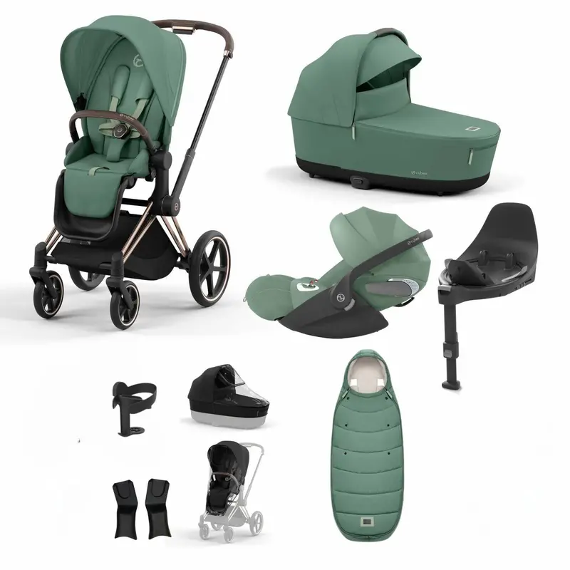 Cybex Priam Bundle With Cloud T In Leaf Green 8