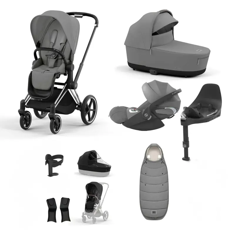 Cybex Priam Bundle With Cloud T In Mirage Grey 2