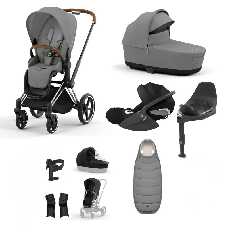 Cybex Priam Bundle With Cloud T In Mirage Grey 3