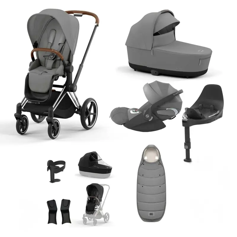 Cybex Priam Bundle With Cloud T In Mirage Grey 4