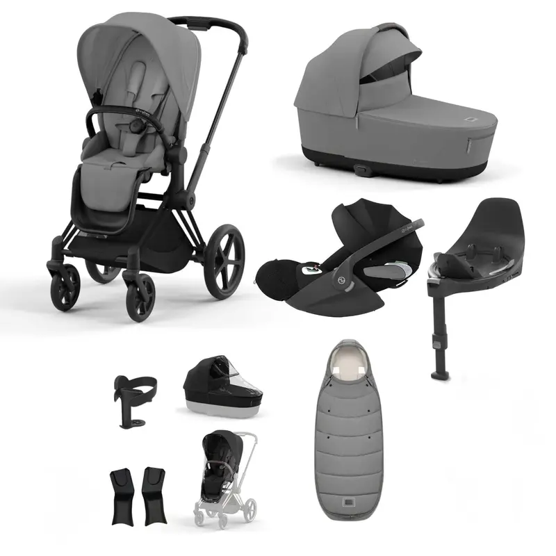 Cybex Priam Bundle With Cloud T In Mirage Grey 5