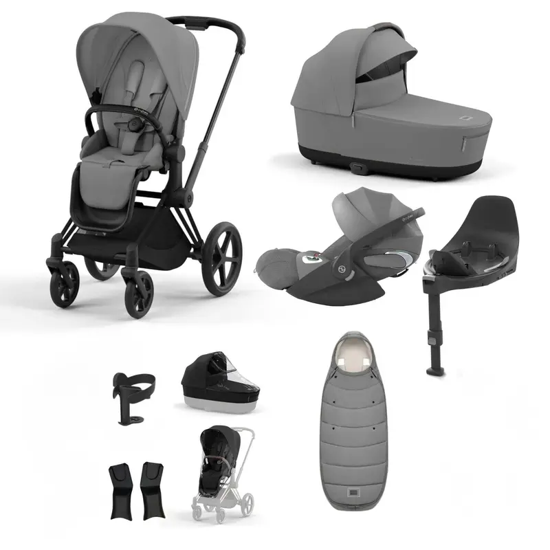 Cybex Priam Bundle With Cloud T In Mirage Grey 6