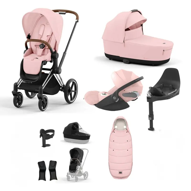 Cybex Priam Bundle With Cloud T In Peach Pink 4