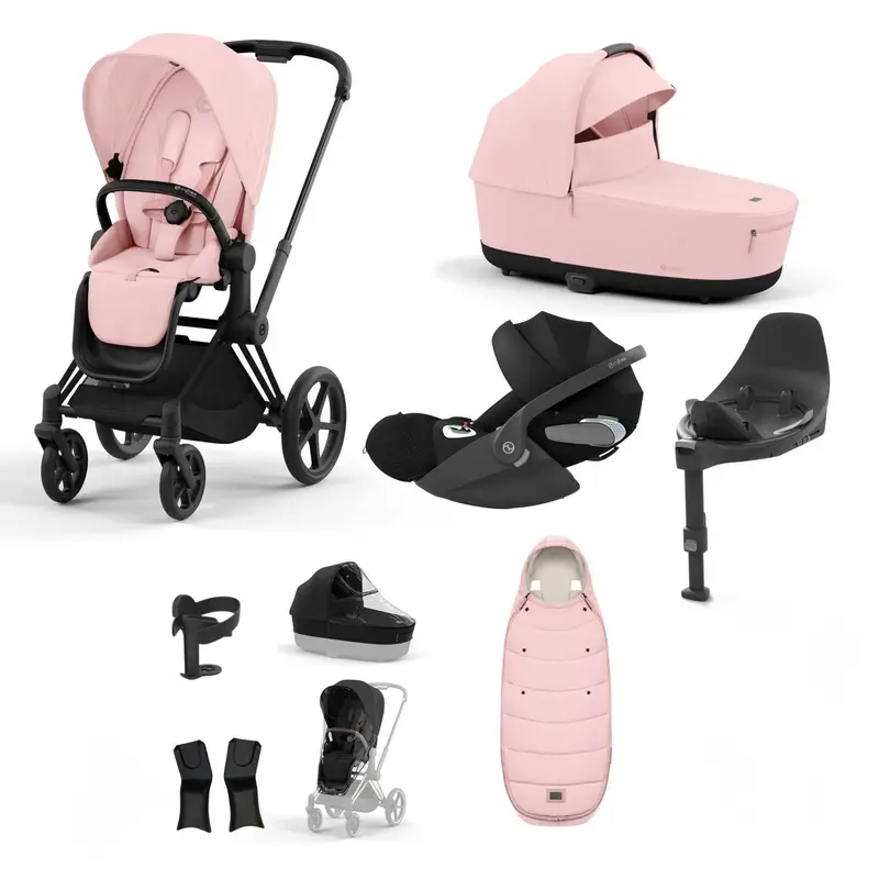 Cybex Priam Bundle With Cloud T In Peach Pink 5